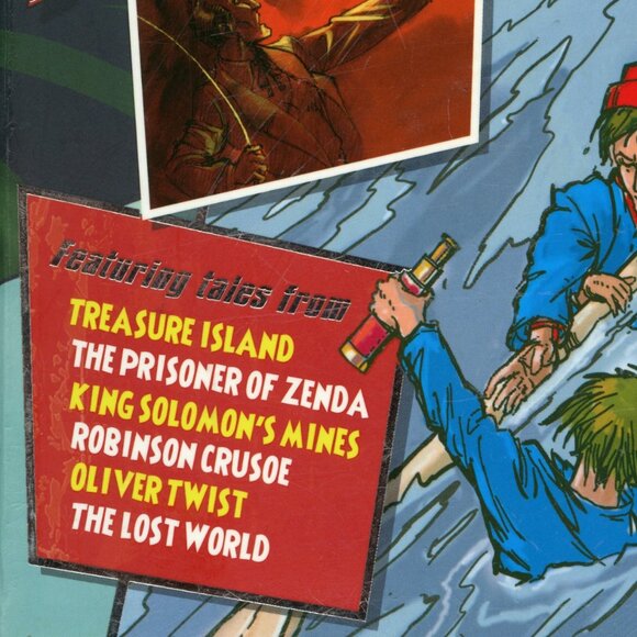 CLASSIC ADVENTURE STORIES Book (2008) Graphic Novel Style - Picture 3 of 8